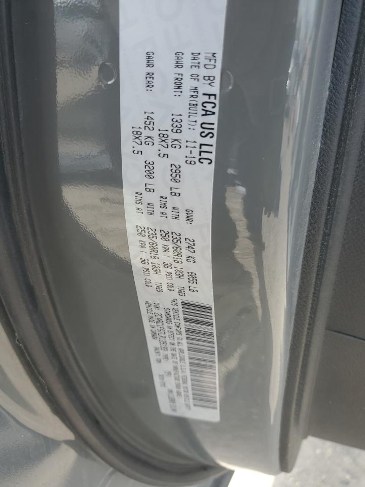 2020 Chrysler Pacifica Touring VIN: 2C4RC1FG7LR129193 Lot: 62878235