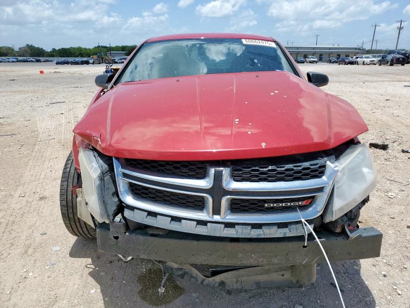  DODGE AVENGER 2013 Красный