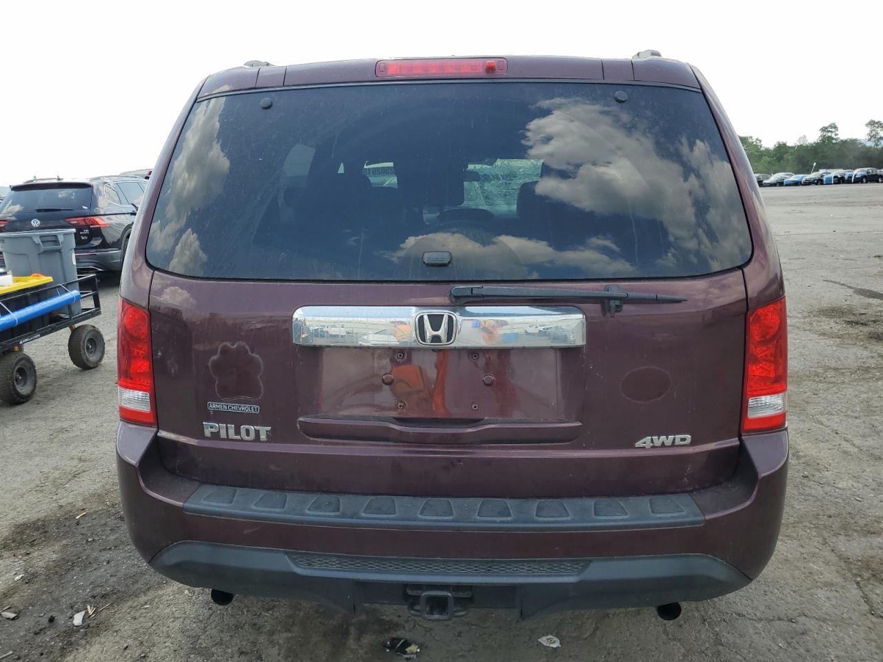 HONDA PILOT 2014 VIN 5FNYF4H26EB008952 фото 6