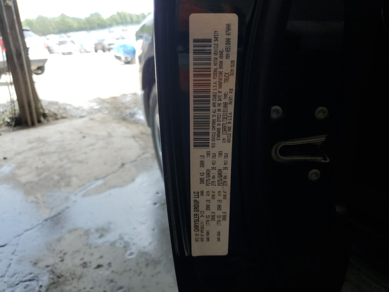 2014 Ram 1500 Slt VIN: 1C6RR7LT3ES151008 Lot: 59542765