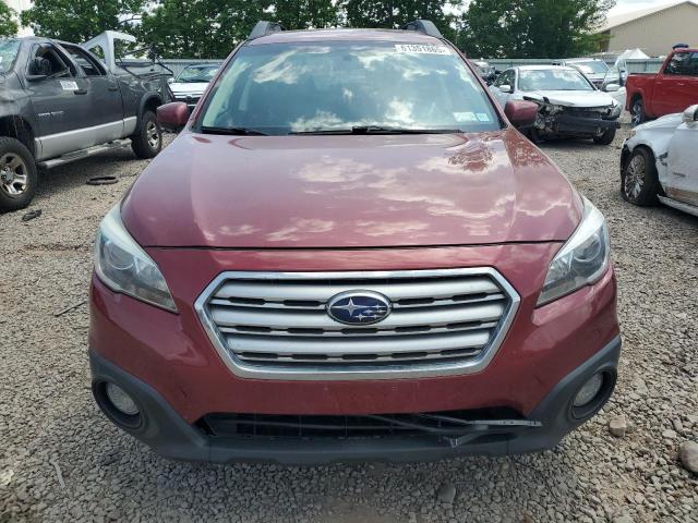  SUBARU OUTBACK 2017 Czerwony
