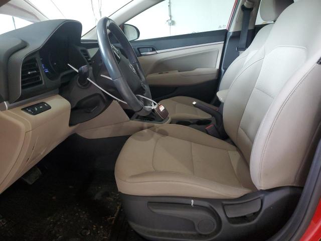  HYUNDAI ELANTRA 2020 Красный