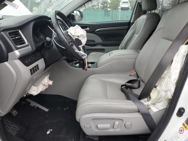  TOYOTA HIGHLANDER 2019 Белы