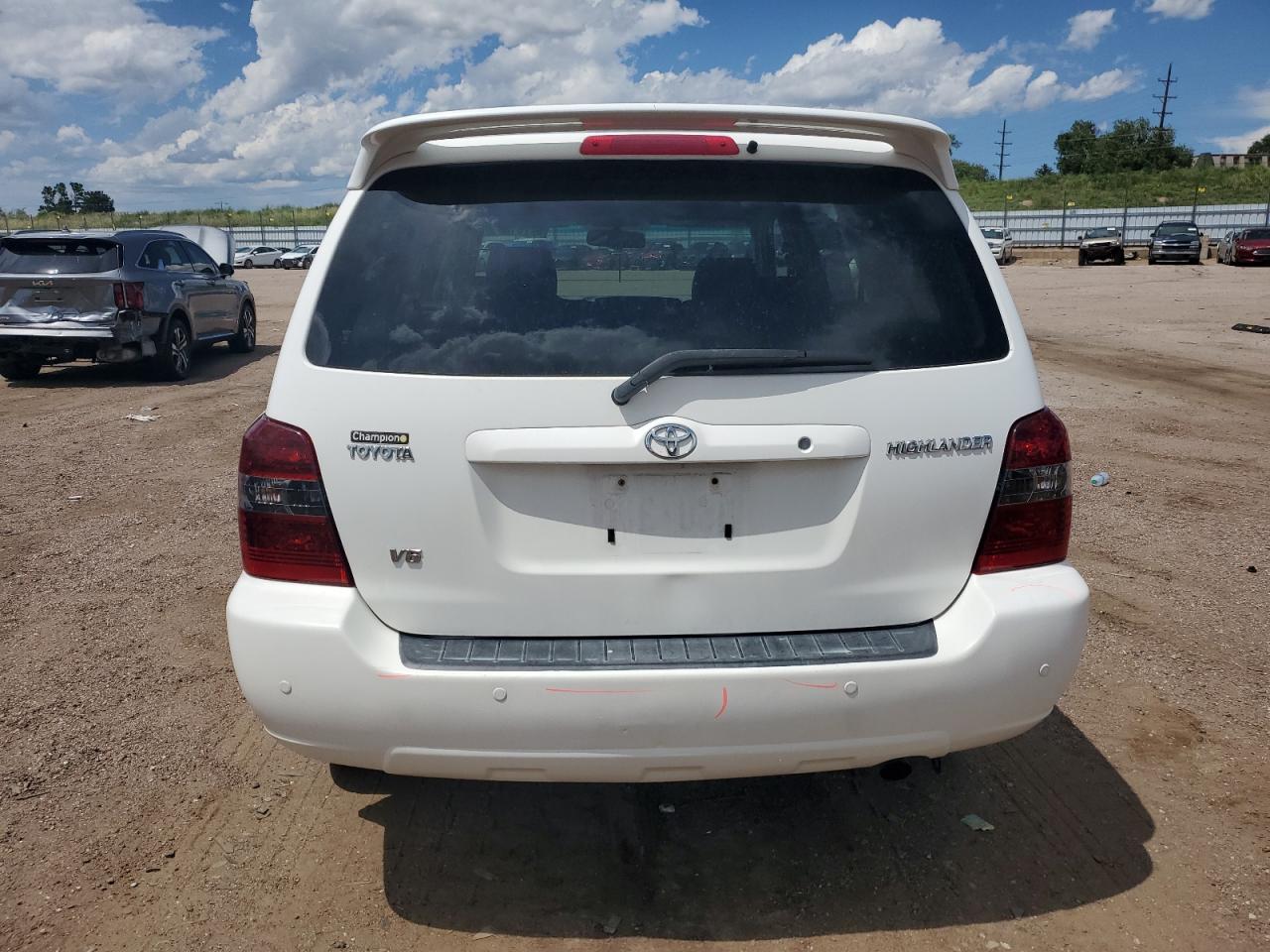 TOYOTA HIGHLANDER 2007 VIN JTEDP21A870128704 фото 6