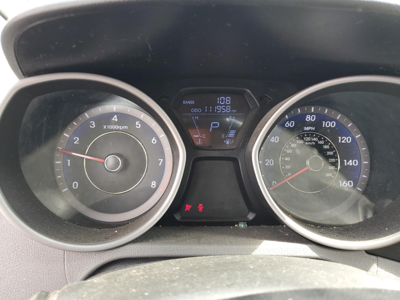 2012 Hyundai Elantra Gls VIN: KMHDH4AE1CU432195 Lot: 60733755