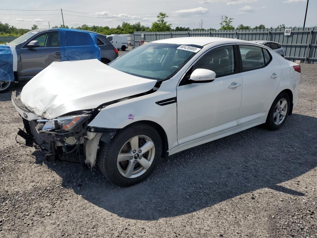 2015 Kia Optima Lx en Venta en Ottawa, ON - Front End