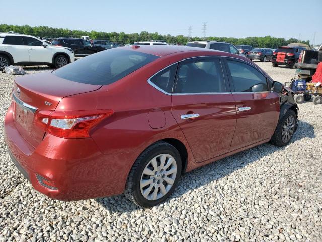  NISSAN SENTRA 2017 Червоний