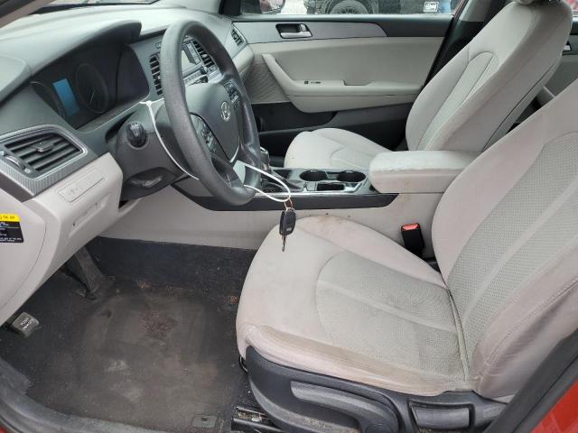  HYUNDAI SONATA 2017 Red