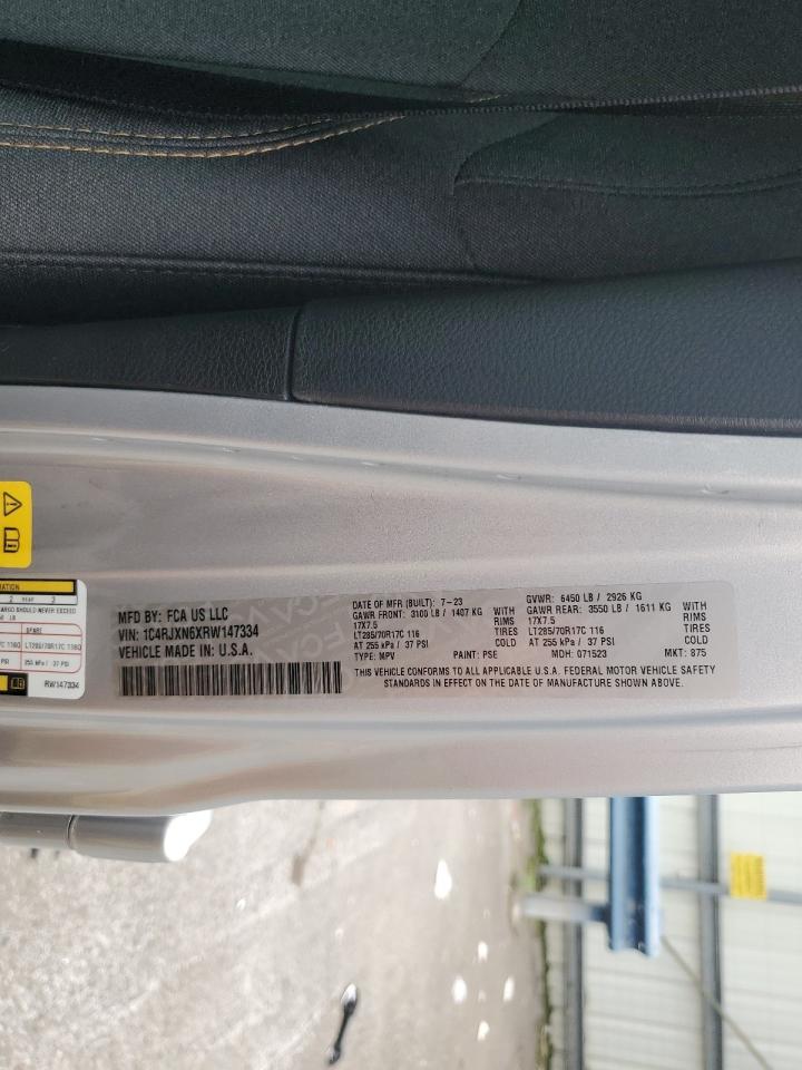 2024 Jeep Wrangler 4Xe VIN: 1C4RJXN6XRW147334 Lot: 62087975