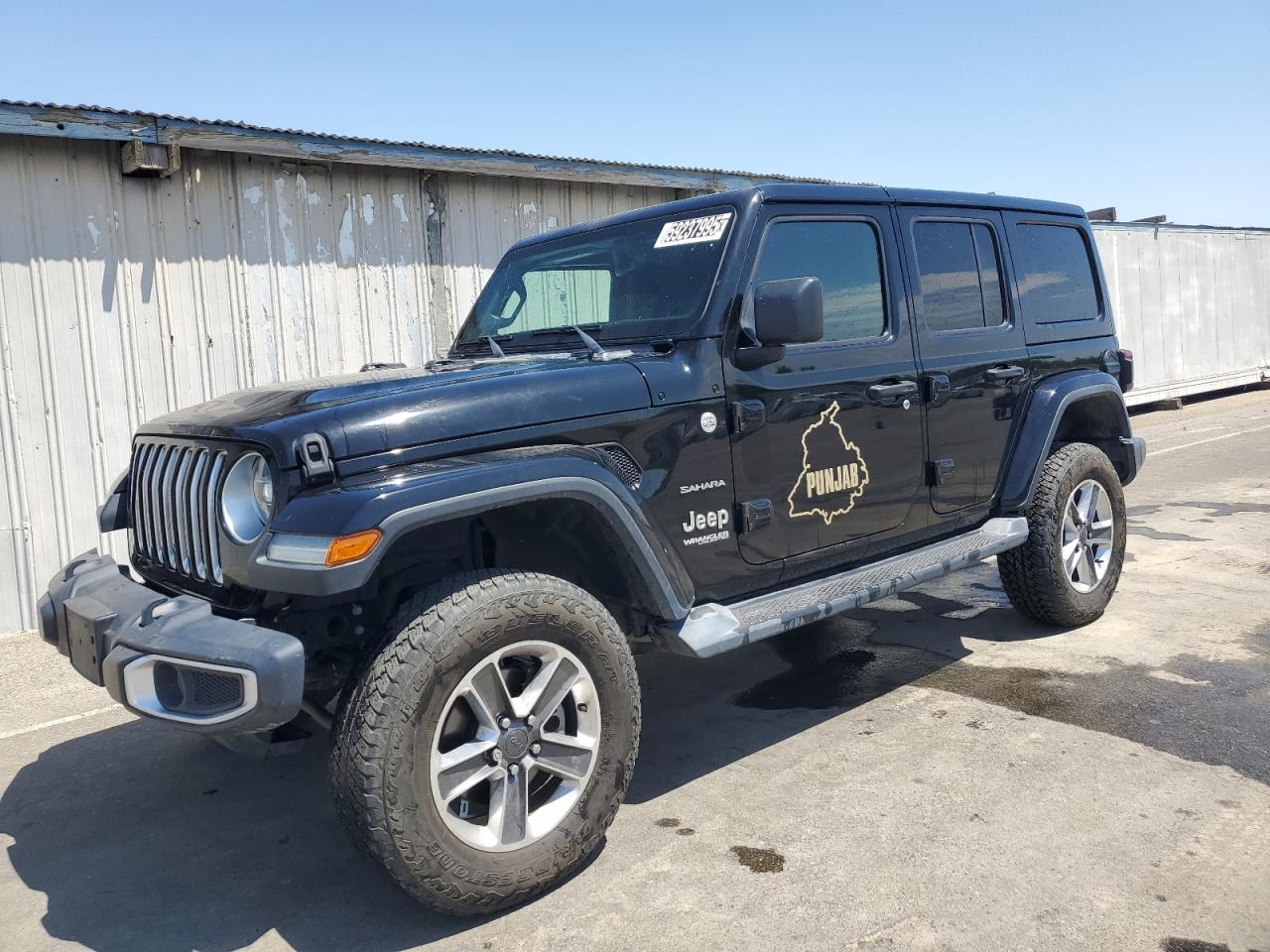 2020 Jeep Wrangler Unlimited Sahara de vânzare în Fresno, CA - Minor Dent/Scratches
