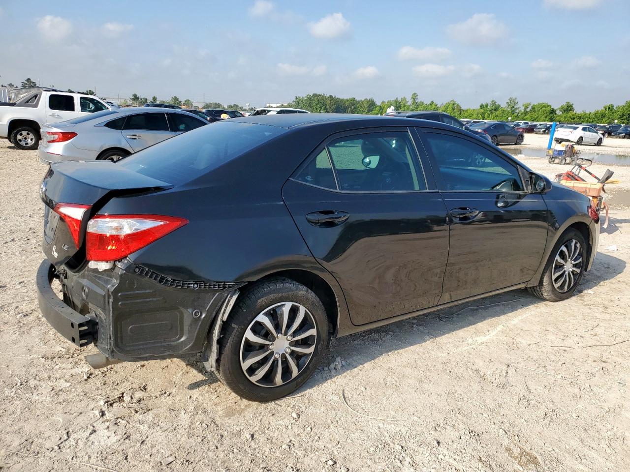 2015 Toyota Corolla L black sedan gas 5YFBURHE3FP353283 photo #4