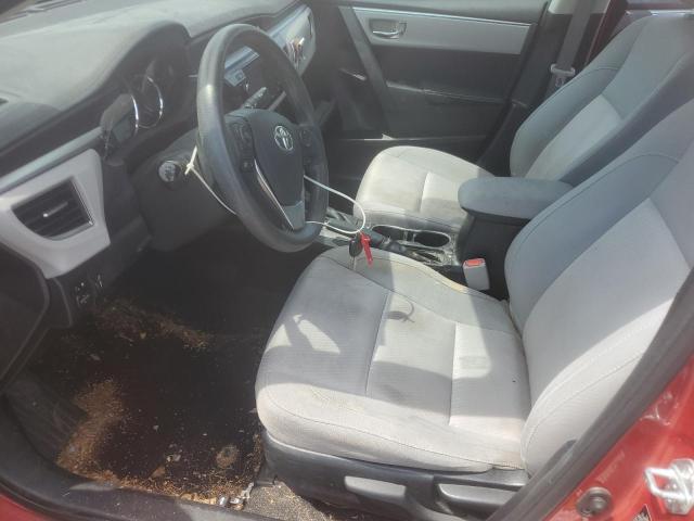  TOYOTA COROLLA 2014 Красный