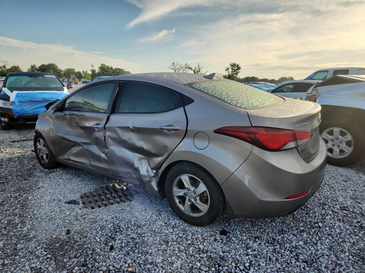 HYUNDAI ELANTRA 2014 VIN 5NPDH4AEXEH536685 фото 2