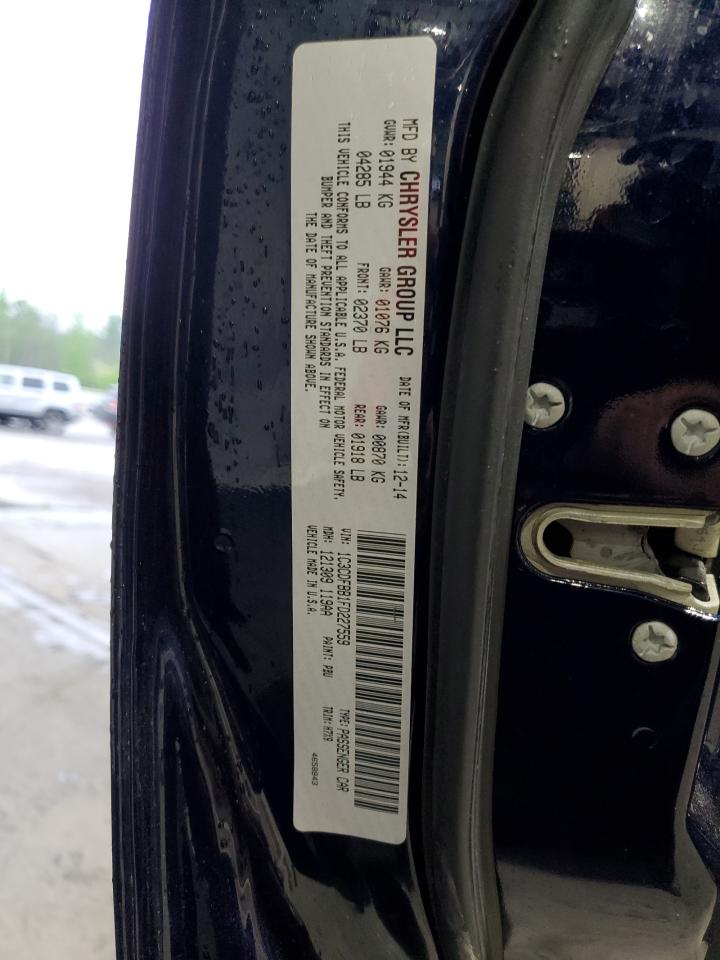 2015 Dodge Dart Sxt VIN: 1C3CDFBB1FD227559 Lot: 59584965