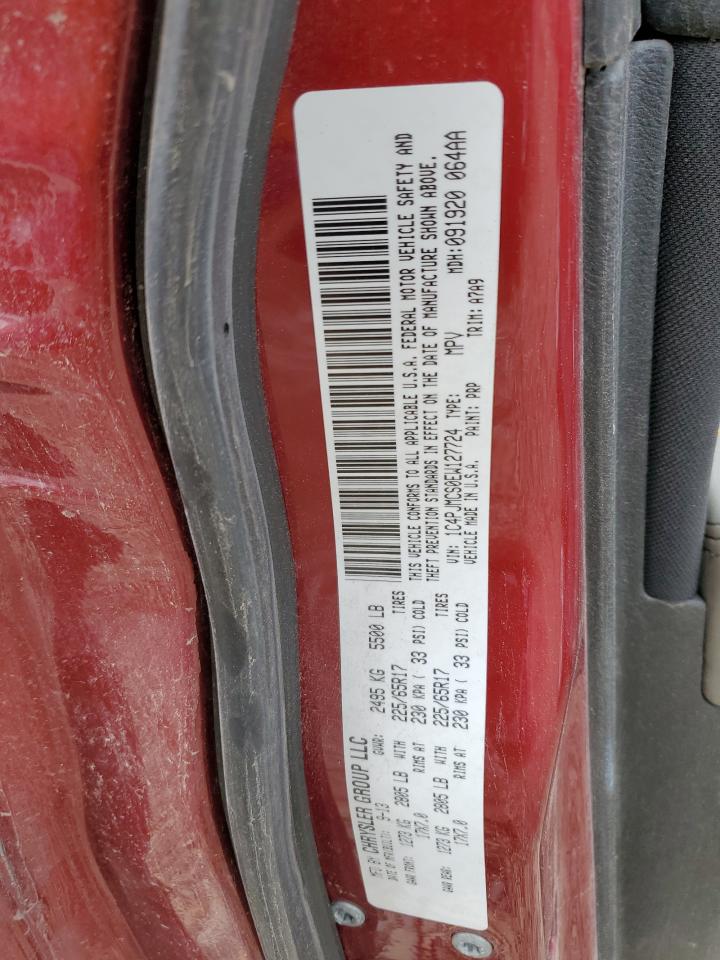 2014 Jeep Cherokee Latitude VIN: 1C4PJMCS0EW127724 Lot: 62024285