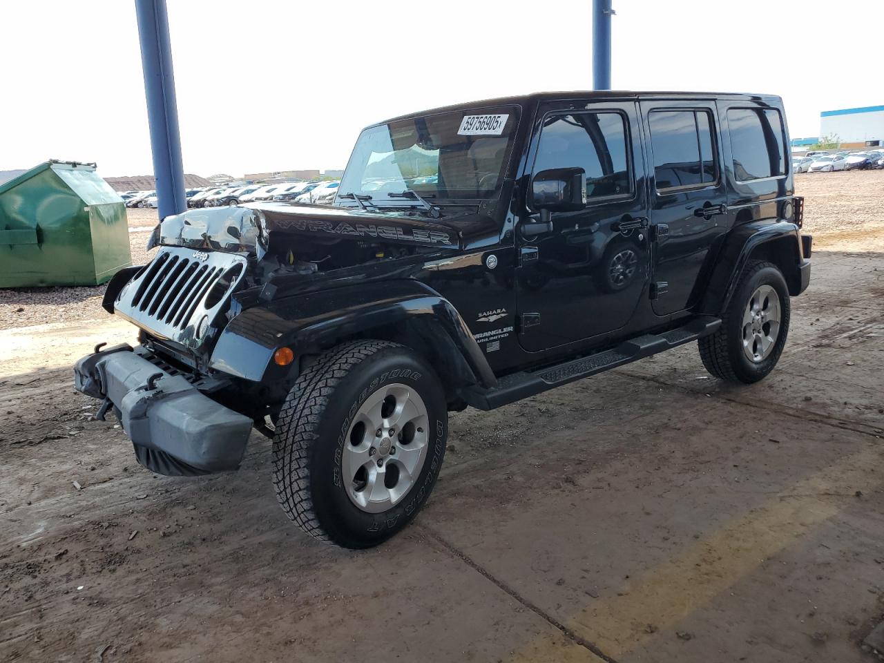 2015 Jeep Wrangler Unlimited Sahara იყიდება Phoenix-ში, AZ - Front End