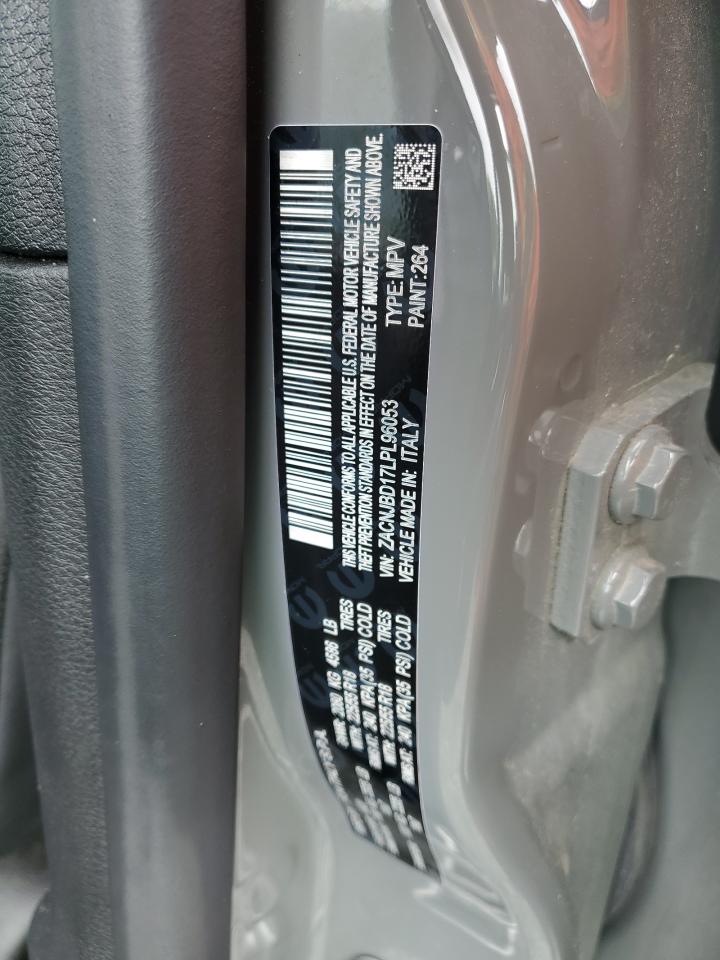 2020 Jeep Renegade Limited VIN: ZACNJBD17LPL96053 Lot: 61570975