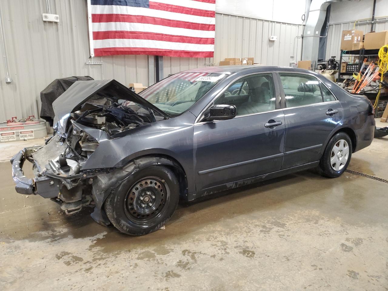 2006 Honda Accord Lx grey null gas 1HGCM55496A180724 photo #1