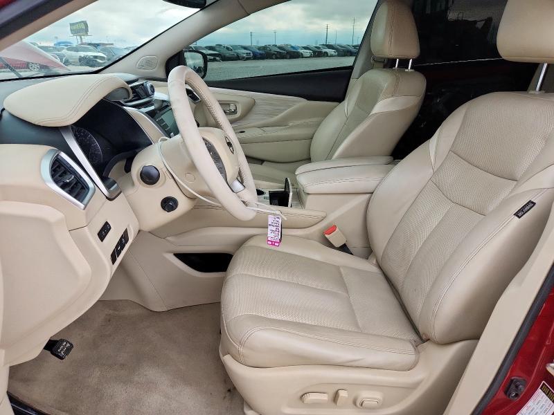  NISSAN MURANO 2015 Red
