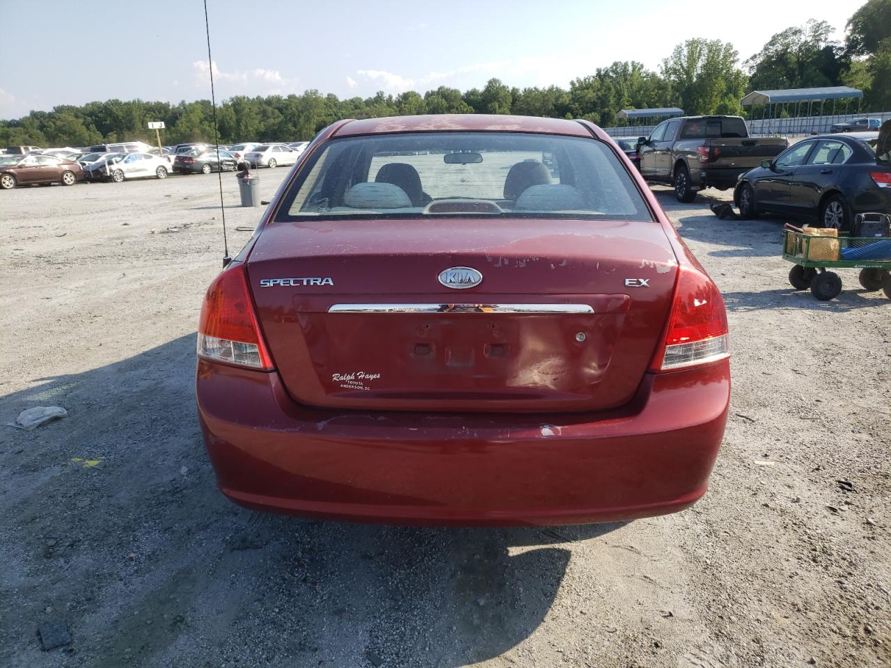 2009 Kia Spectra Ex VIN: KNAFE222595648582 Lot: 61639845