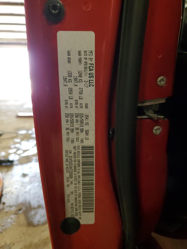 2017 Dodge Journey Gt VIN: 3C4PDDEGXHT595860 Lot: 61059375