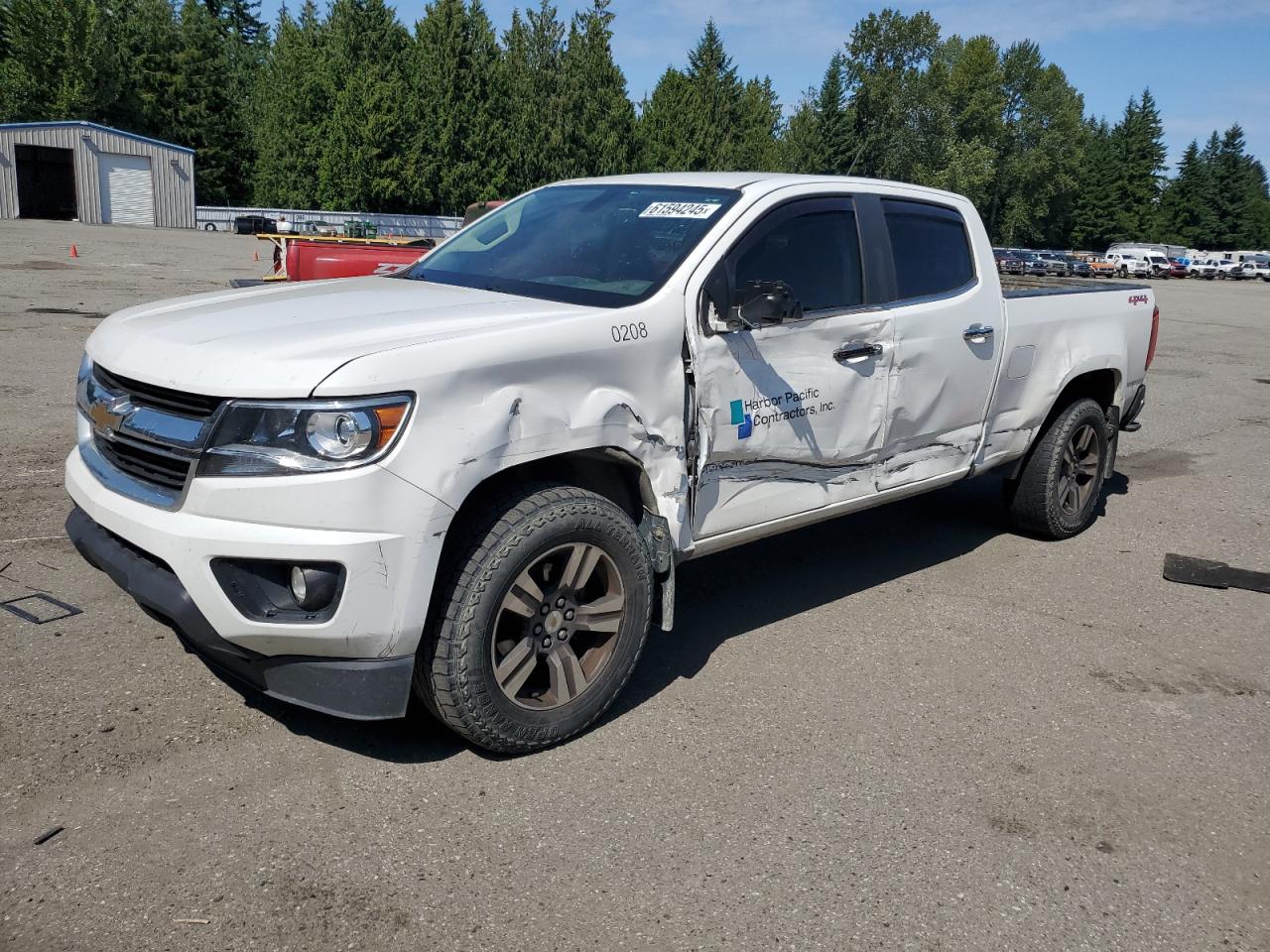 2016 Chevrolet Colorado Lt na sprzedaż w Arlington, WA - Side