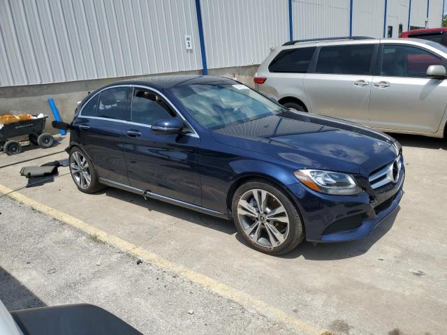 MERCEDES-BENZ C-CLASS 2018 Синий