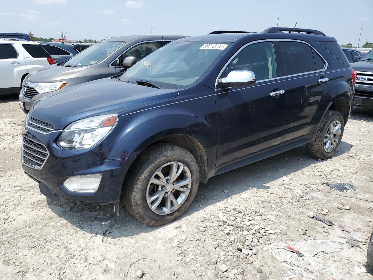 2016 Chevrolet Equinox Lt en Venta en Cahokia Heights, IL - Side