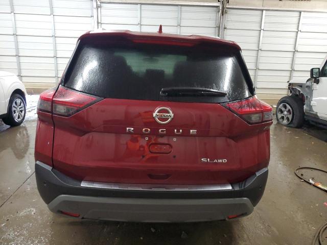 NISSAN ROGUE 2021 Czerwony