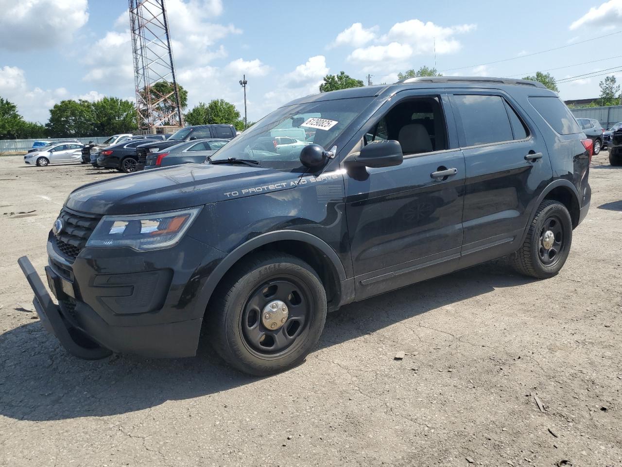 2017 Ford Explorer Police Interceptor zu verkaufen in Dyer, IN - Minor Dent/Scratches