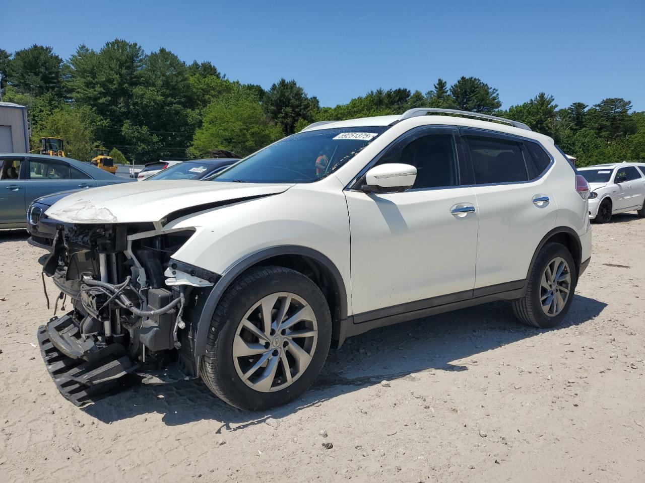 2015 Nissan Rogue S na sprzedaż w Mendon, MA - Front End