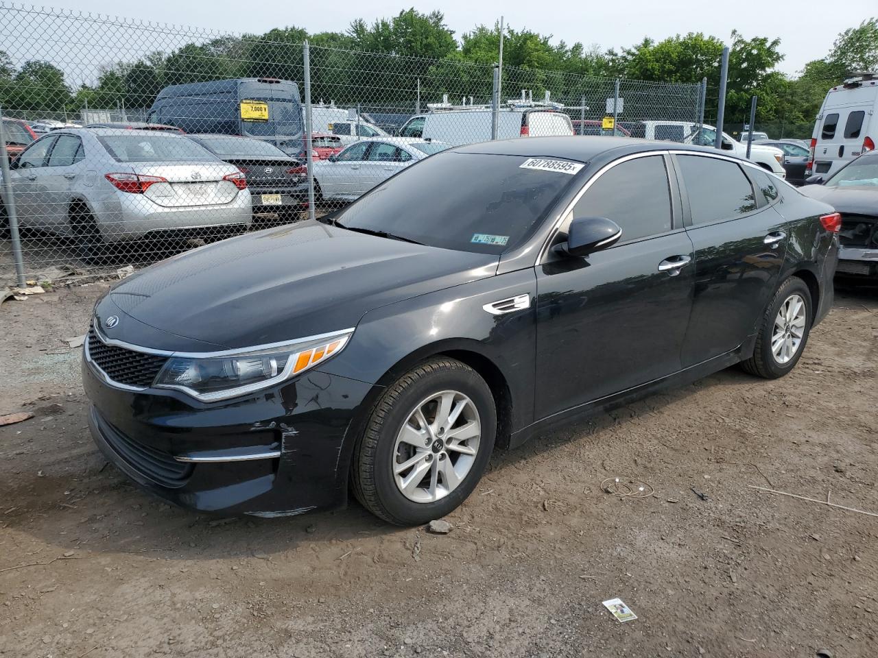 2017 Kia Optima Lx na sprzedaż w Chalfont, PA - Rear End