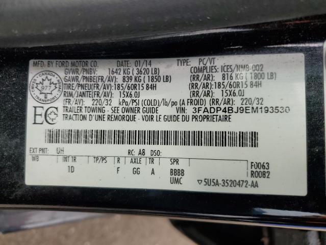 2014 FORD FIESTA SE  