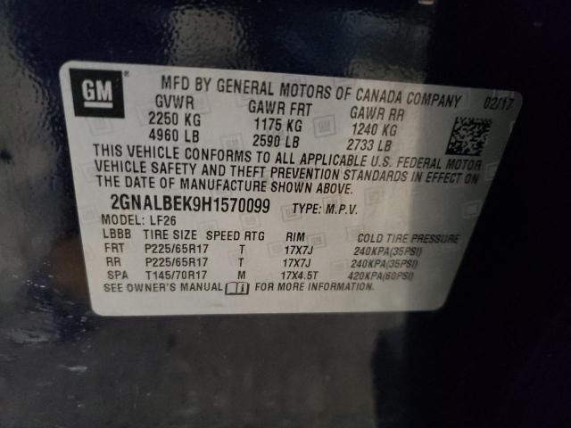 2017 CHEVROLET EQUINOX LS  