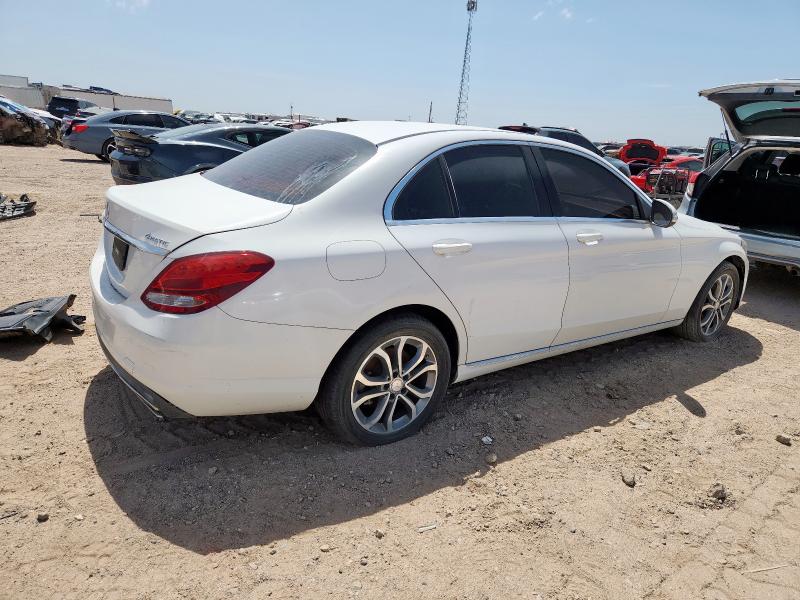 Sedans MERCEDES-BENZ C-CLASS 2015 Biały