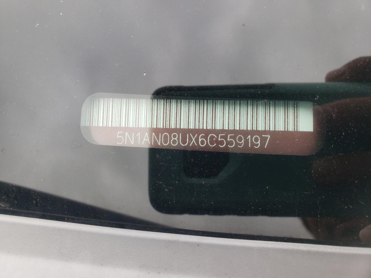2006 Nissan Xterra Off Road VIN: 5N1AN08UX6C559197 Lot: 61267385