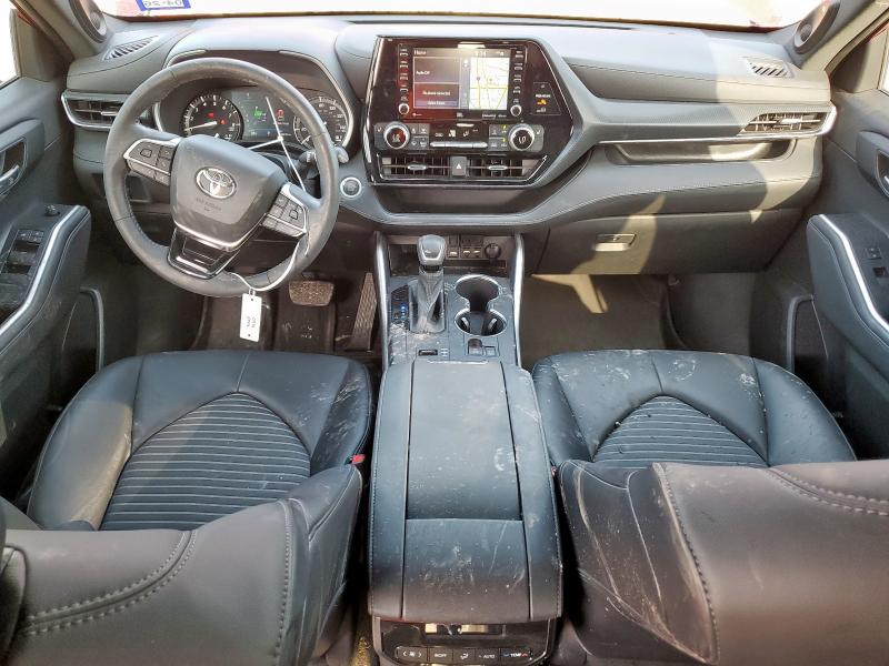  TOYOTA HIGHLANDER 2021 Czerwony