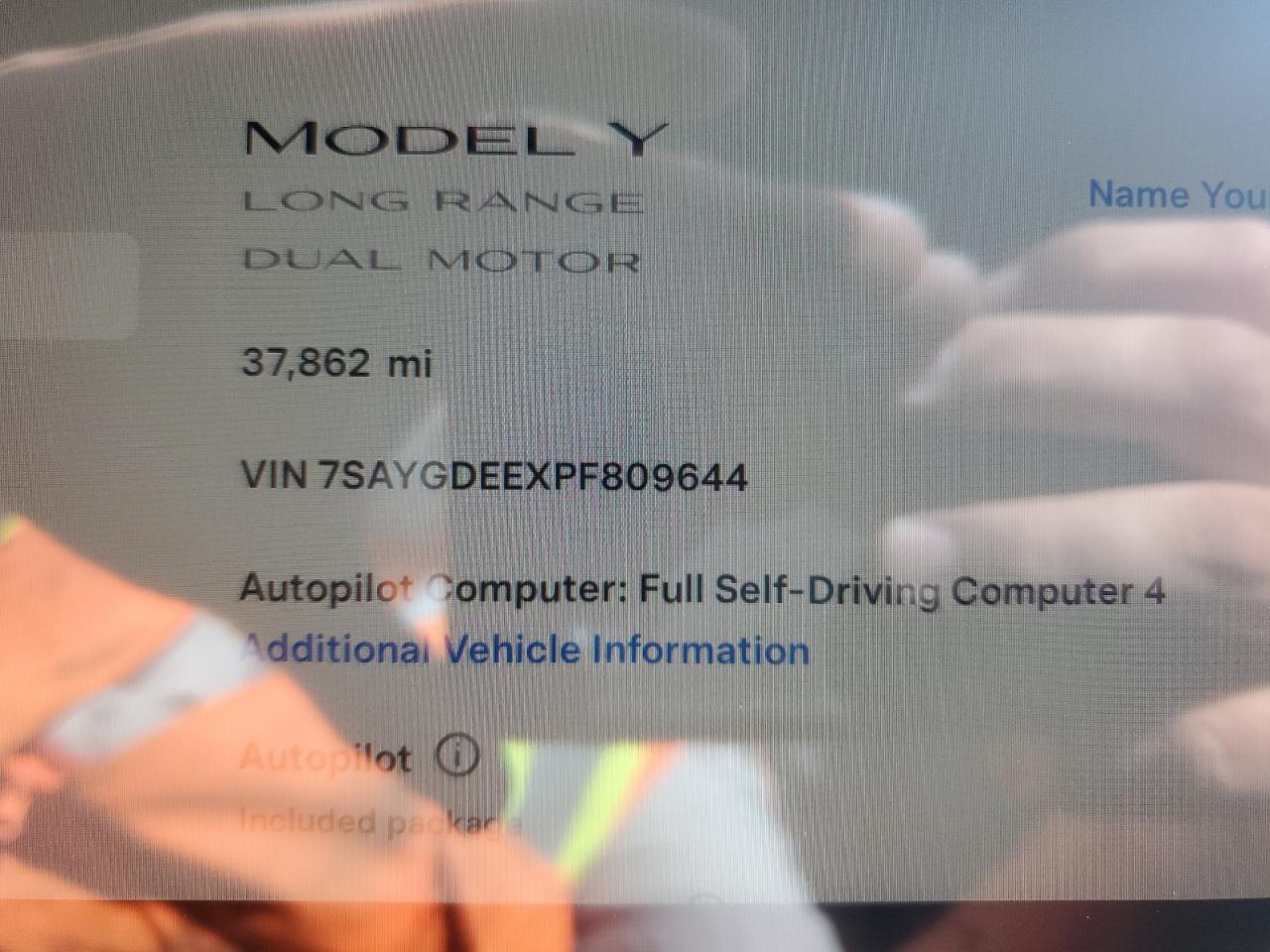 2023 Tesla Model Y VIN: 7SAYGDEEXPF809644 Lot: 59985505