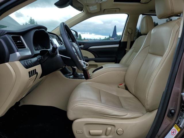  TOYOTA HIGHLANDER 2017 Brązowy