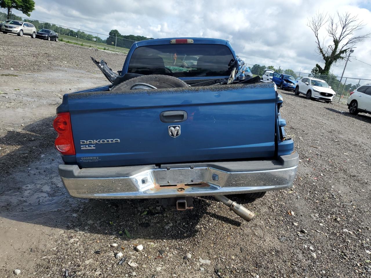 2006 Dodge Dakota Quad Slt VIN: 1D7HW48K26S535543 Lot: 61373815