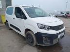 2022 PEUGEOT PARTNER PR for sale at Copart PETERLEE