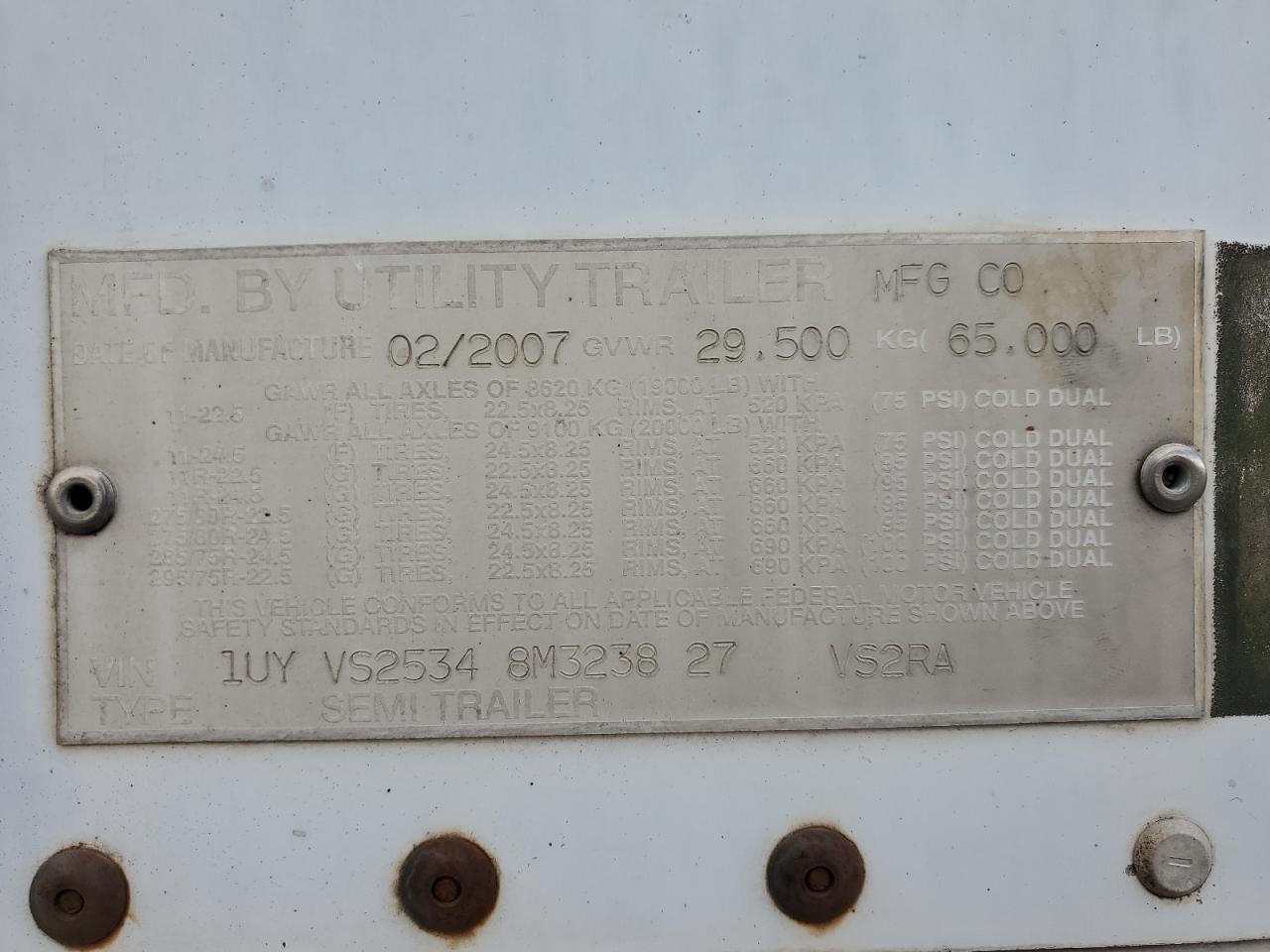 UTILITY ALL Models 2008 VIN 1UYVS25348M323827 photo 10