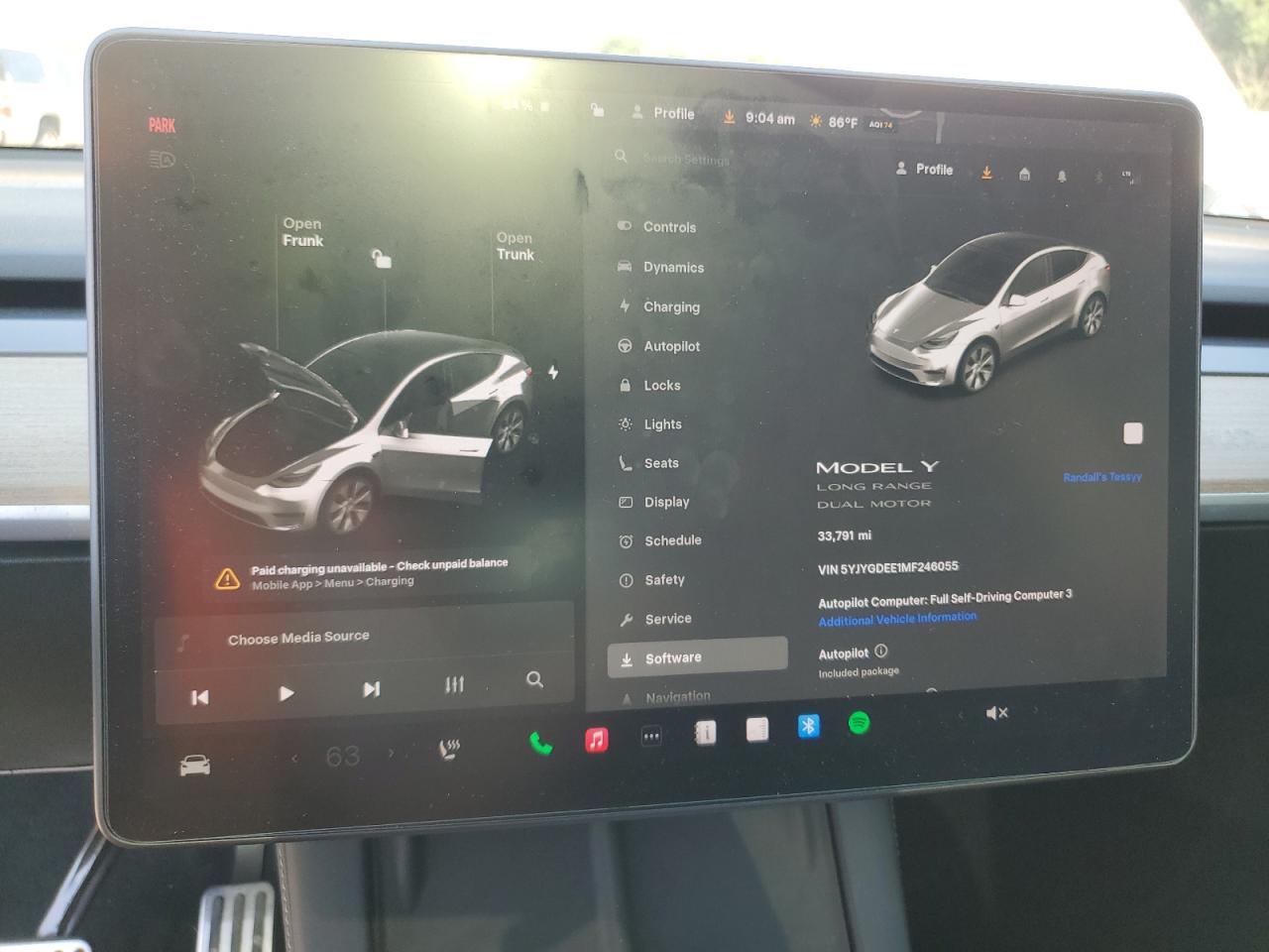 2021 Tesla Model Y VIN: 5YJYGDEE1MF246055 Lot: 61921325