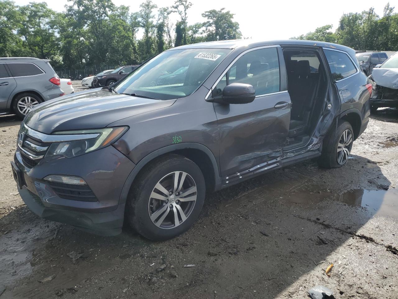 2018 Honda Pilot Exln იყიდება Baltimore-ში, MD - Front End