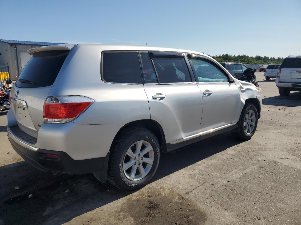 TOYOTA HIGHLANDER 2013 VIN 5TDBK3EH3DS203681 фото 3