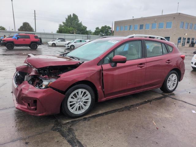  SUBARU IMPREZA 2018 Красный