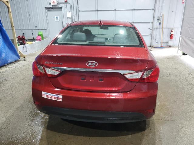  HYUNDAI SONATA 2014 Красный