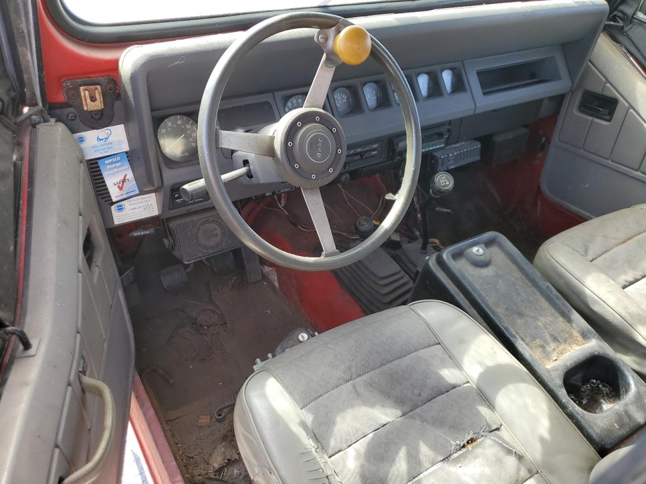 1989 Jeep Wrangler / Yj VIN: 2J4FY29E5KJ135604 Lot: 61552705