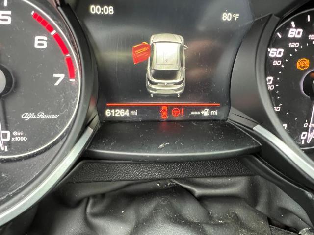  ALFA ROMEO STELVIO 2018 Czerwony