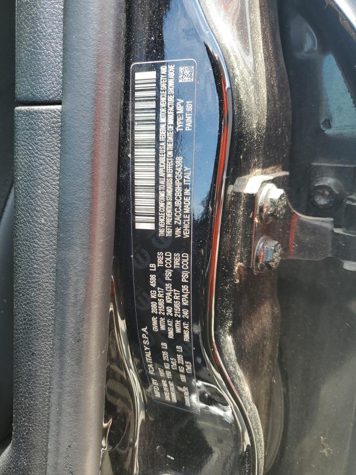 JEEP RENEGADE 2017 VIN ZACCJBCB9HPG54388 photo 13